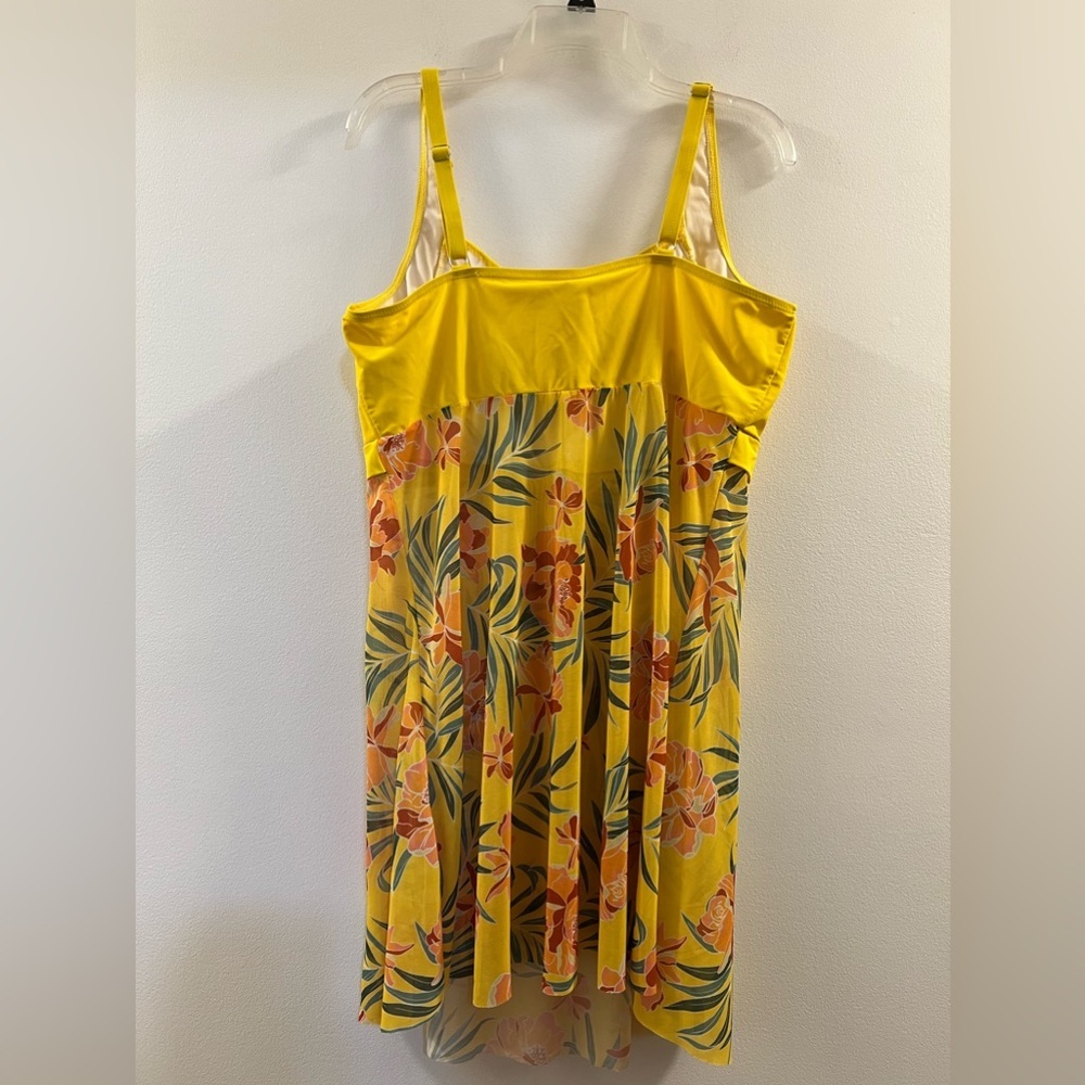 Hanna Nikole Two Piece Flowy Swimsuit Dress v5. - Picture 10 of 16